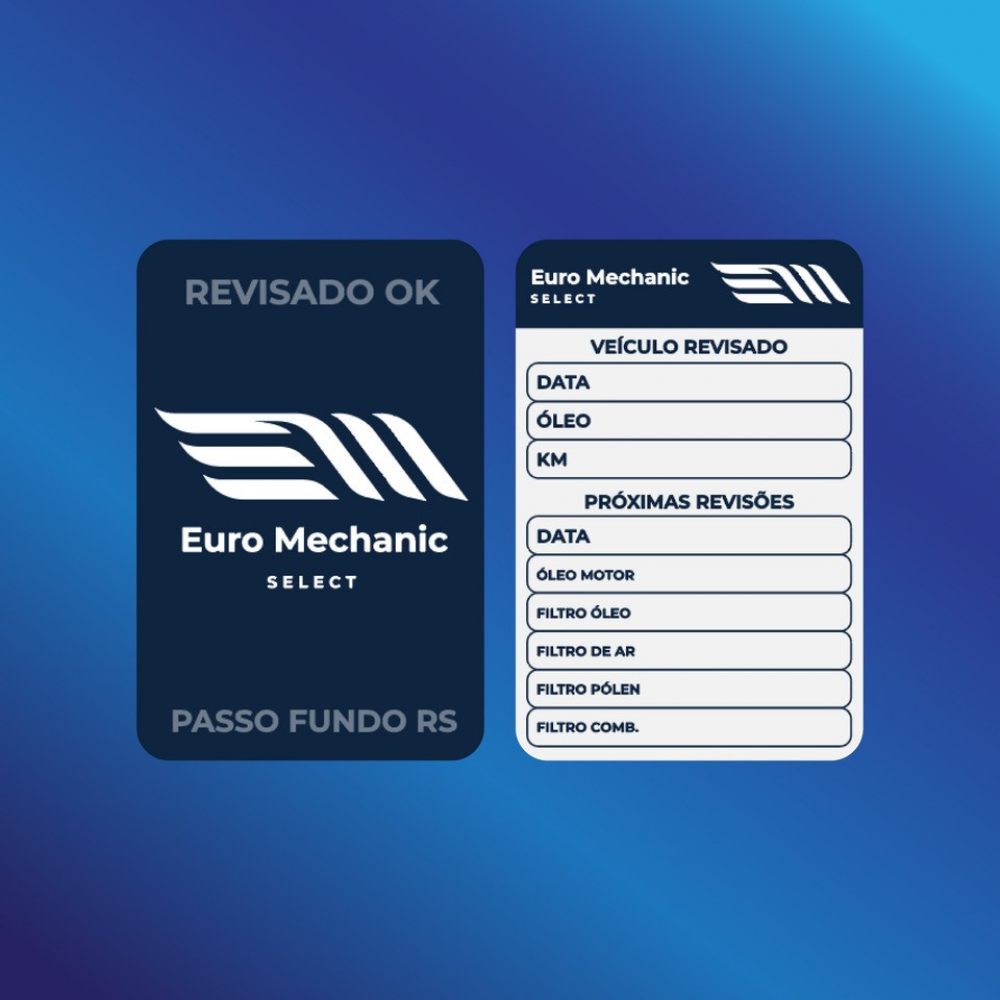 Adesivo De Troca De Óleo 1000 Un