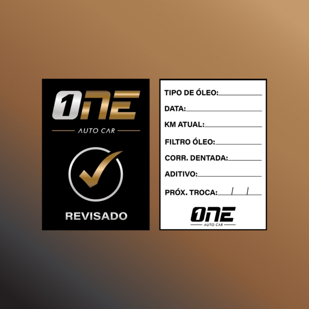 Adesivo De Troca De Óleo 1000 Un