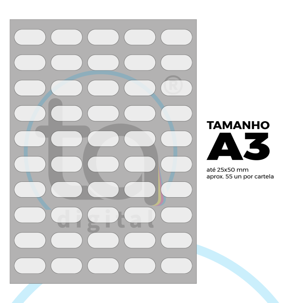 Adesivo Resinado Cartela A3