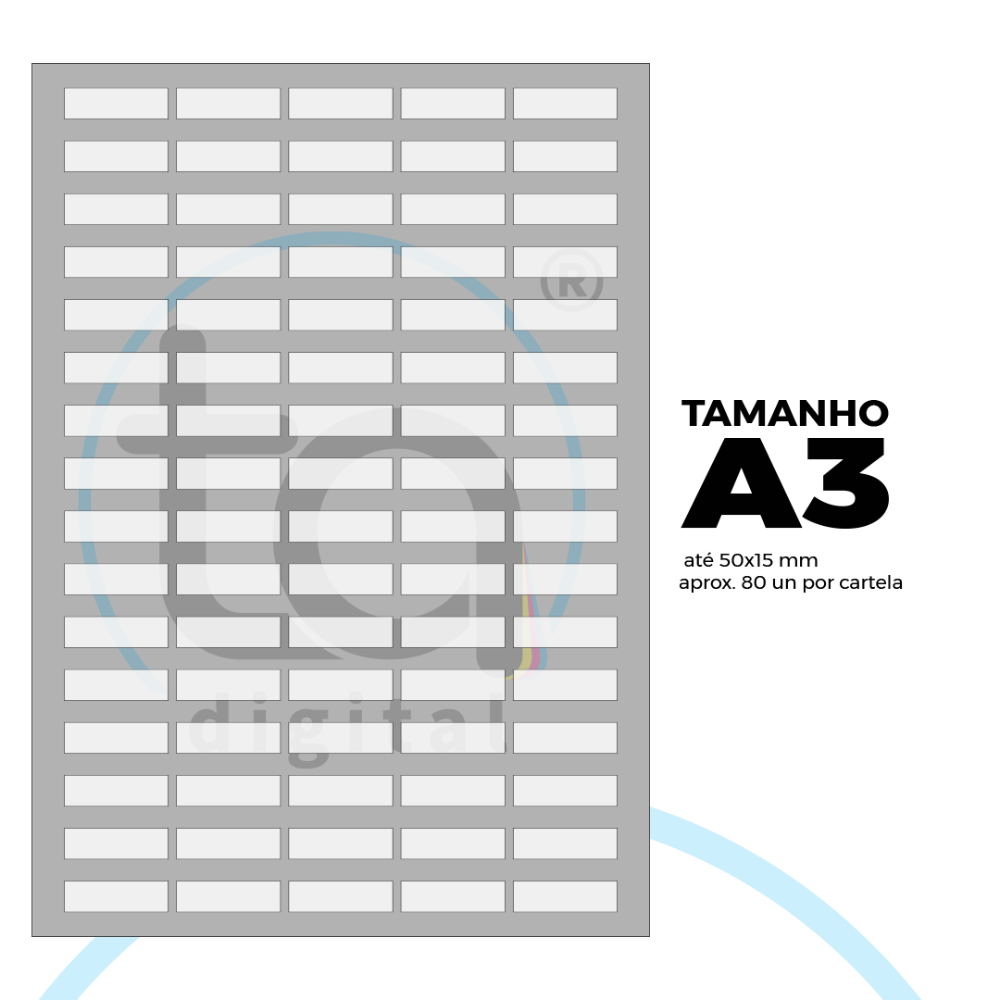 Adesivo Resinado Cartela A3