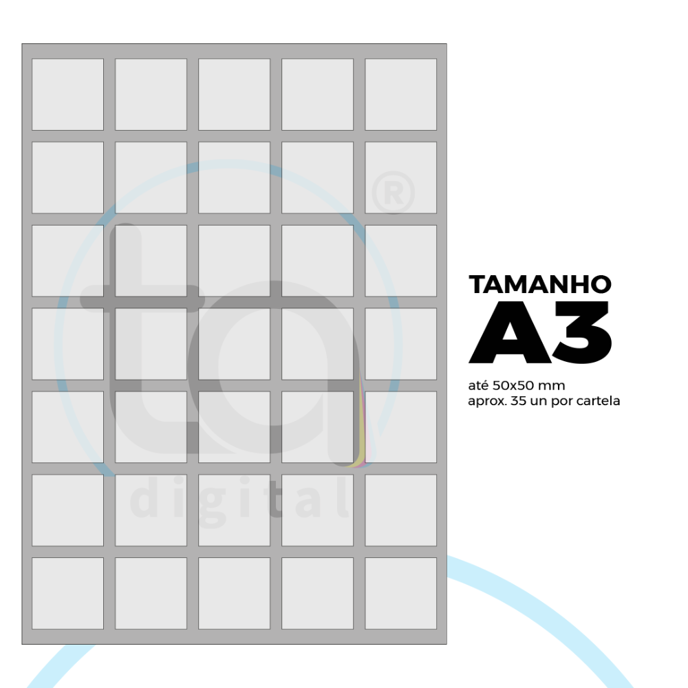 Adesivo Resinado Cartela A3