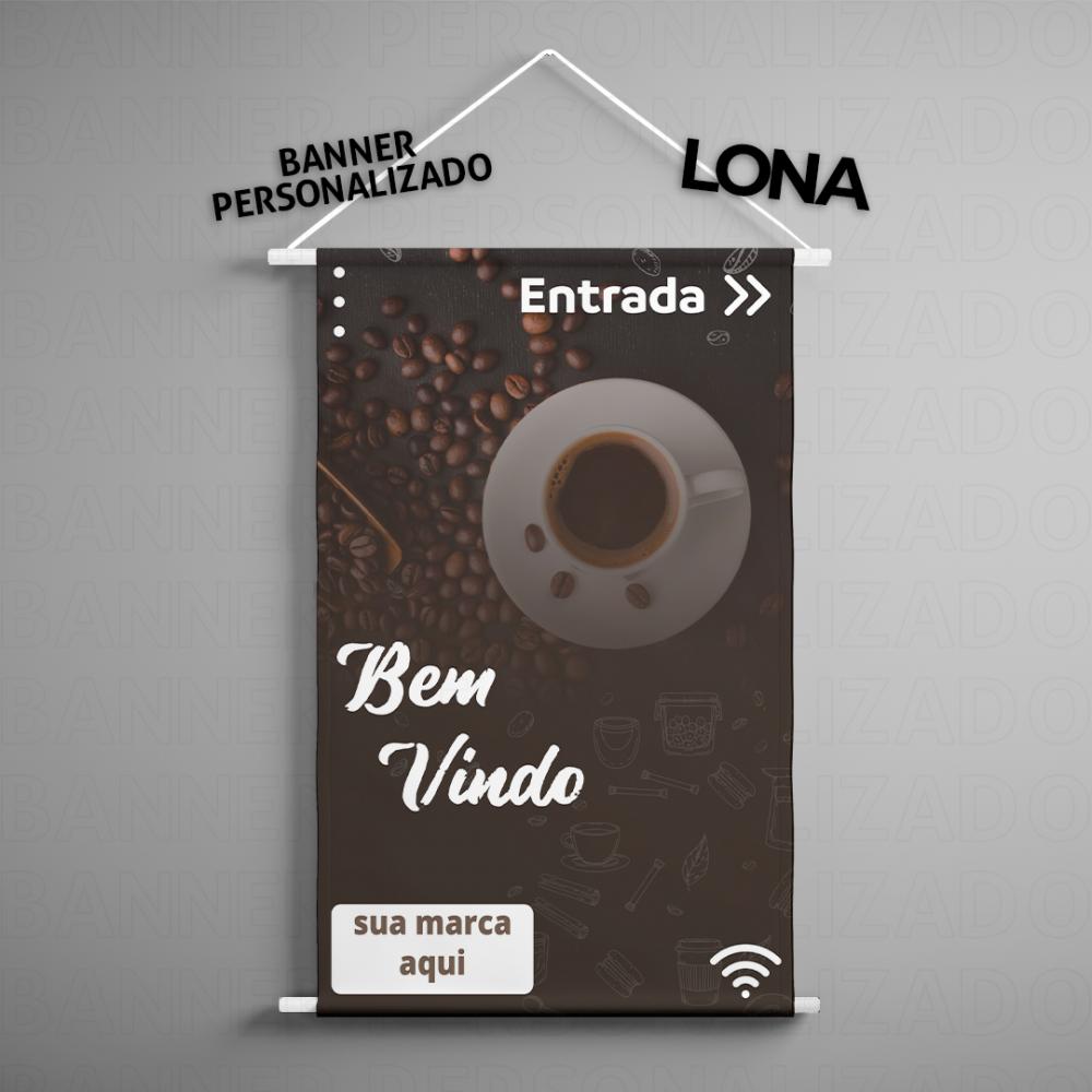 Banner Personalizado G Em Lona 150X200 Cm Com Acabamento Mais Arte