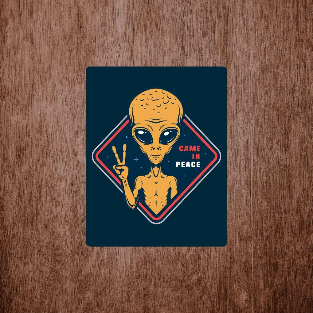 Placa Decorativa Came In Peace 180X230Mm