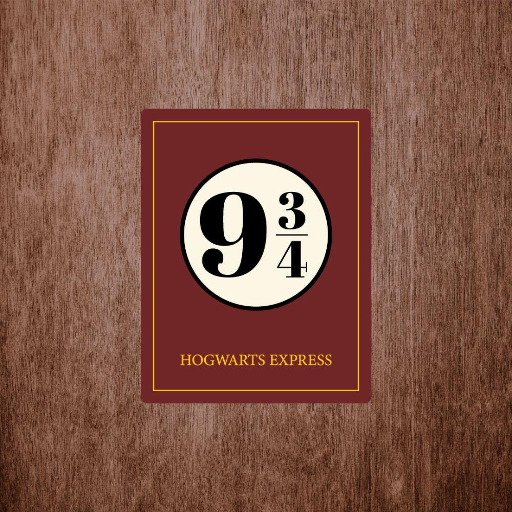 Placa Decorativa Hogwarts Express 180X230Mm