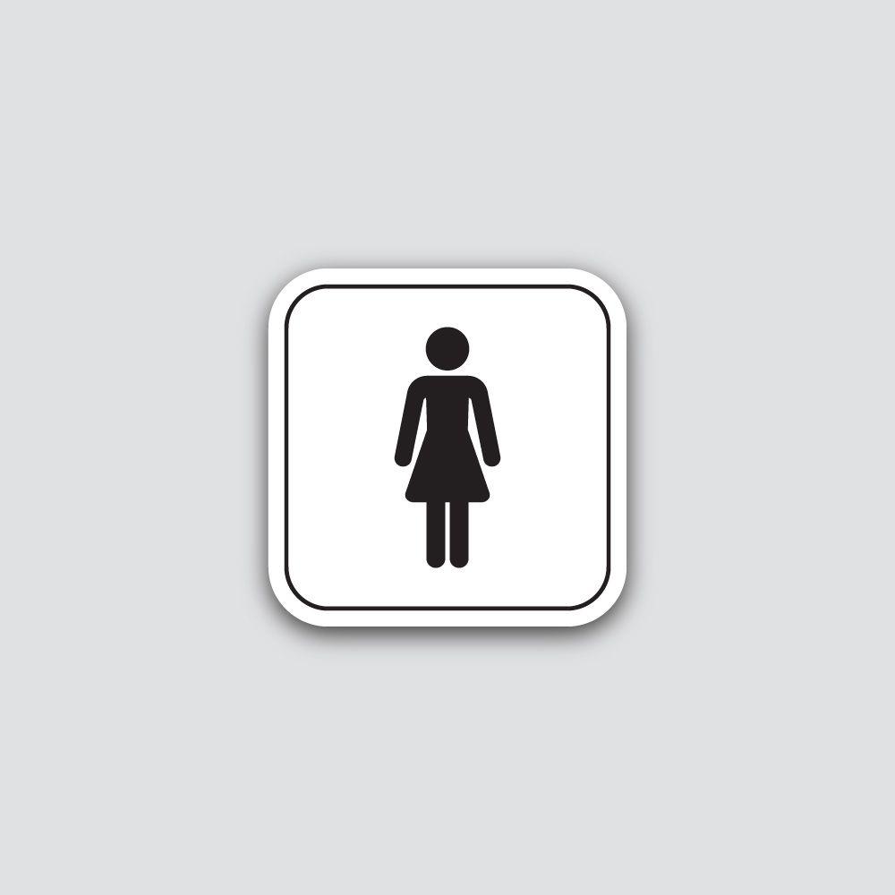Placa Feminino 120X120Mm