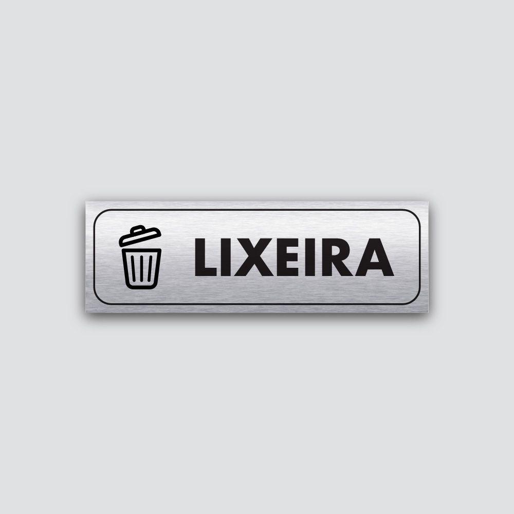 Placa Lixeira 200X65Mm