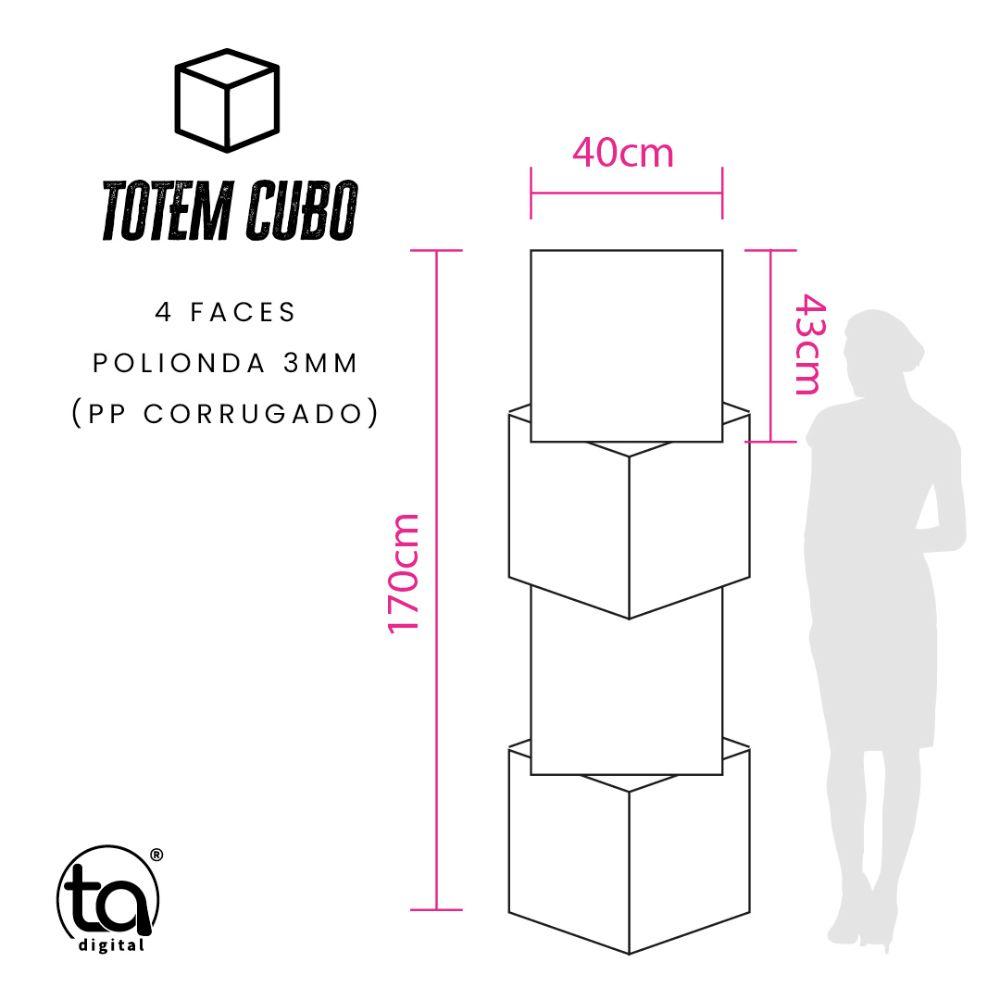 Totem Display Cubo