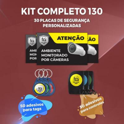Kit Completo 130 Placas De Segurança Personalizadas